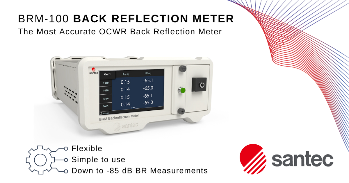 Reflection Meter Machine Backreflection Meter (BRM-100) | Santec Holdings Corporation