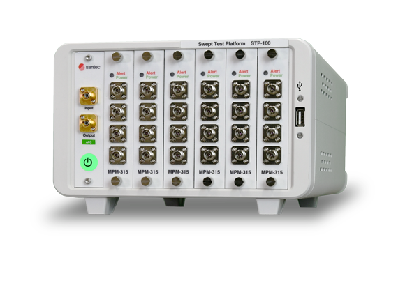 掃引測定プラットフォーム (STP-100) + 4チャネルパワーメータモジュール (MPM-315)